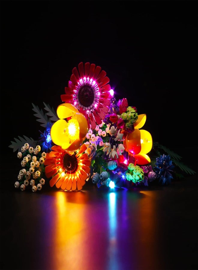 VONADO Led Light Kit Compatible with Lego Wildflower Bouquet 10313 Artificial Flowers(No Model)，Building Lighting Kit Compatible with Lego Botanical Plant Collection(Only Light) - Image 1